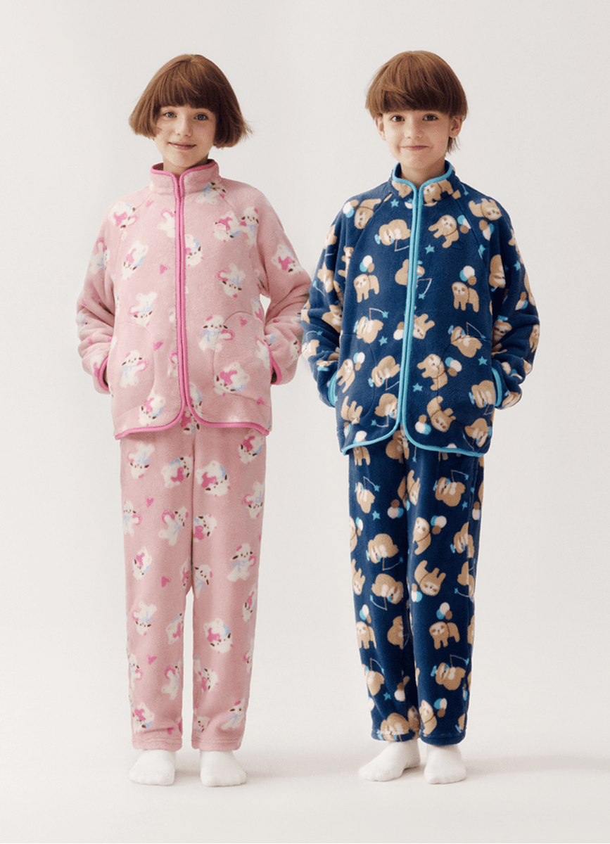 Cartoon Long Sleeve Pajama Set